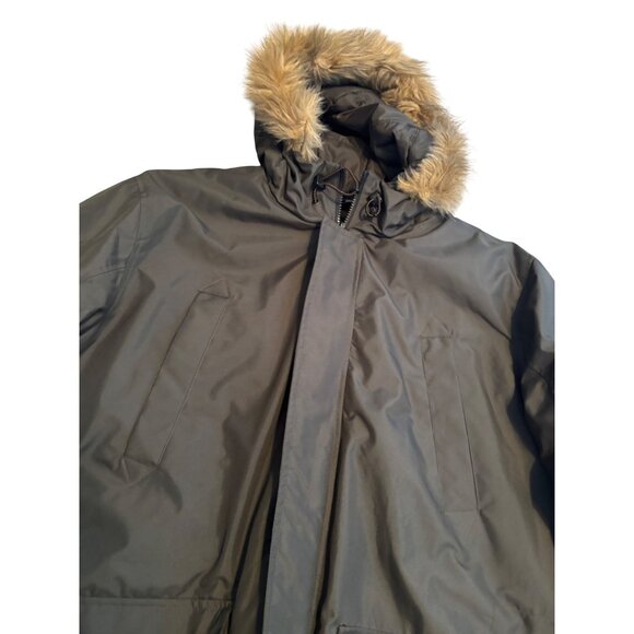 Hawke & Co Thermal Insulated Parka With Faux Fur Hood XL - Picture 7 of 14